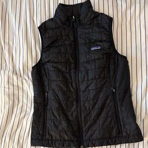 Patagonia Women's Black Quilted Nano Puff Vest